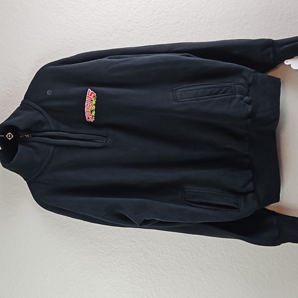 GOODGUYS | NWT Men's 1/4 Zip Pockets GoodGuys Rod & Custom Association Sz L - Picture 2 of 9